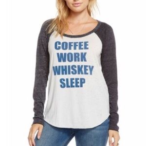 NWT Chaser Rise & Grind raglan tee